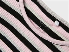 Name It black stribet glitter bluse